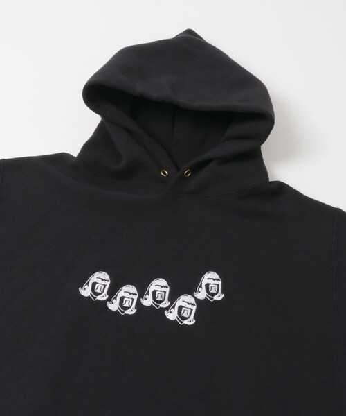 EKAL（エカル）の「TACOMA FUJI RECORDS　TFI MULTI LOGO HOODIE（パーカー・メンズ・BLACK・M/L/XL）」の4枚目の写真
