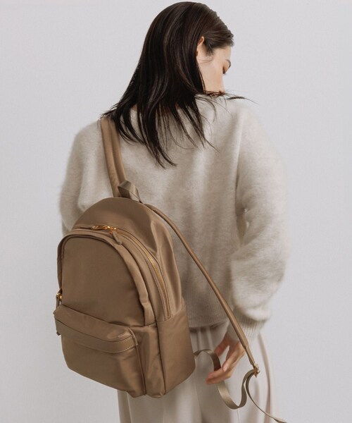 ROPE'(ロペ)の「【E'POR】【撥水】 Pac Sac Mini(パックサック ミニ)【26SS/新型】/一部WEB限定(バックパック/リュック・レディース・ブラック/グレー/ダークブラウン/ベージュ・F)」の8枚目の写真