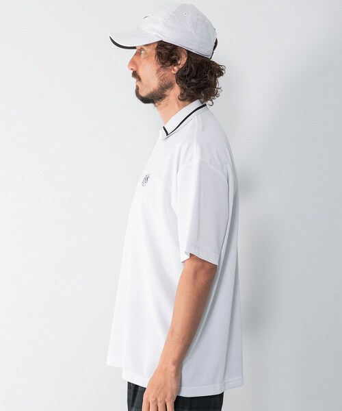 URBAN RESEARCH Sonny Label（アーバンリサーチサニーレーベル）の「OOPS　吸水速乾ラインポロシャツ（ポロシャツ・メンズ・OFF/NAVY・M/L/XL）」の13枚目の写真