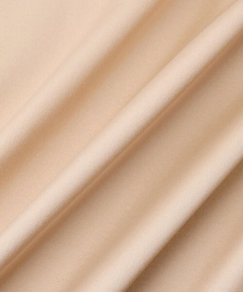 ROPE'（ロペ）の「GWIL SILK SATIN PANTS｜シルクサテンストレッチワンピース（シャツワンピース・レディース・ホワイト/ベージュ・F）」の14枚目の写真