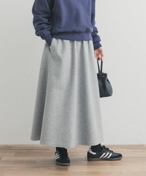 URBAN RESEARCH DOORS(アーバンリサーチドアーズ)の「カットギャザースカート(スカート・レディース・L.GRAY/MOCHA/CHARCOAL・Free)」の5枚目の写真