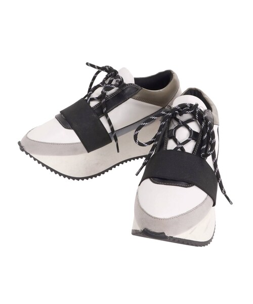 ELENDEEK（エレンディーク）の「PLATFORM SNEAKERS（スニーカー・レディース・ホワイト/ブラック/ネイビー・1/2/3）」の22枚目の写真