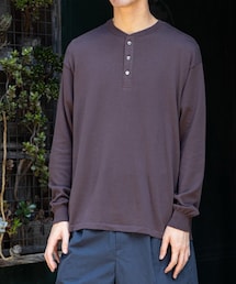 ADAM ET ROPE' | 【Eddie Bauer】Knit Henly Neck Shirts(ニット/セーター)
