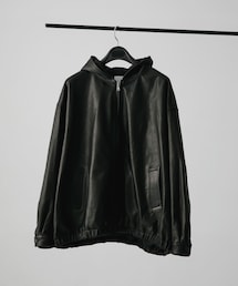 URBAN RESEARCH（アーバンリサーチ）の「SFC　LEATHER HOODIE JACKET（その他アウター）」