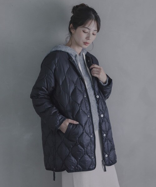 URBAN RESEARCH Sonny Label（アーバンリサーチサニーレーベル）の「『別注』TAION×Sonny Label　ミリタリーダウンジャケット（その他アウター・レディース・ブラック/ブラウン/カーキ・Free）」の9枚目の写真