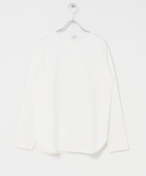 URBAN RESEARCH DOORS（アーバンリサーチドアーズ）の「コットンラウンドヘムカットソー（Tシャツ/カットソー・レディース・OFF/BORDER・S/M）」の11枚目の写真