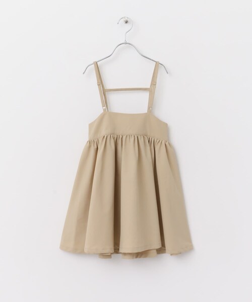 URBAN RESEARCH DOORS(アーバンリサーチドアーズ)の「キャミソールジャンパースカート(KIDS)(ワンピース・キッズ・KHAKI/BEIGE・105/120/135)」の13枚目の写真