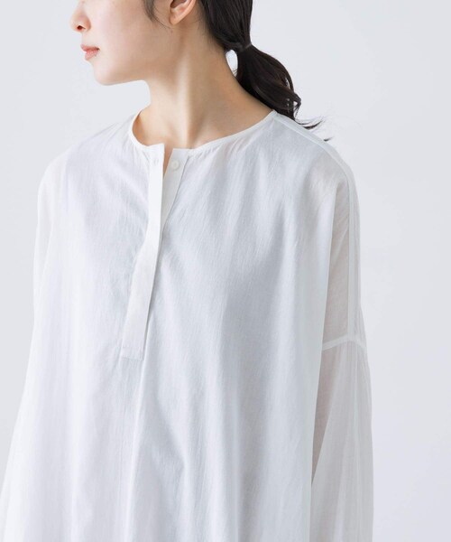 かぐれ（カグレ）の「ボイルチュニックプルオーバー（チュニック・レディース・OFF/GREGE/BLACK・FREE）」の22枚目の写真