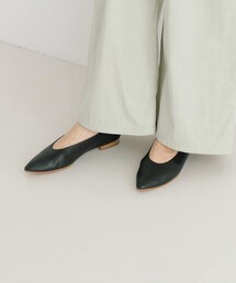 URBAN RESEARCH | レザーポインテッドフラットシューズ(バレエシューズ)