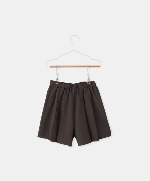ROPE' PICNIC(ロペピクニック)の「【KIDS/キッズ】エアリーリネンライクベルト付きキュロット/UVカット・接触冷感・吸水速乾(その他パンツ・キッズ・ブラック/ダークブラウン・L/M/S)」の12枚目の写真