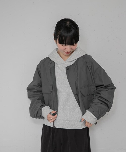 EKAL(エカル)の「THE NORTH FACE PURPLE LABEL 65/35 Field Cropped Jacket(ブルゾン・レディース・A GRAY/BROWN・S/M)」の7枚目の写真