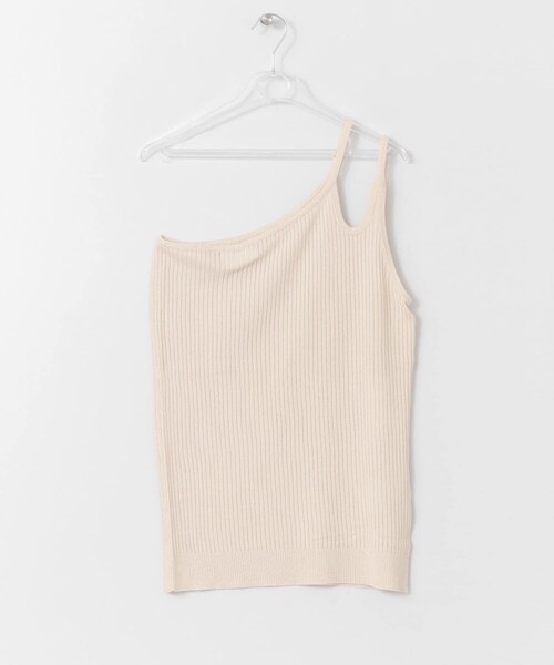 LAATO（ラート）の「STRINGS ONE SHOULDER（タンクトップ・レディース・クリーム/セージ/インク・FREE）」の8枚目の写真
