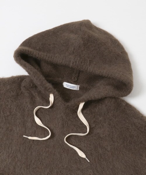 URBAN RESEARCH Sonny Label（アーバンリサーチサニーレーベル）の「フーディシャギーニットプルオーバー（ニット/セーター・レディース・グレー/ブラウン/ネイビー・Free）」の20枚目の写真