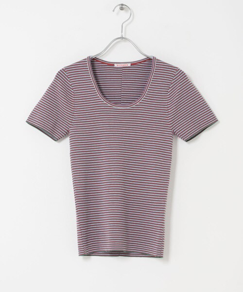 URBAN RESEARCH DOORS（アーバンリサーチドアーズ）の「RYE TENDER　DOMAR T-SHIRTS（Tシャツ/カットソー・レディース・NAVY/YELLOW/MULTI・0）」の3枚目の写真