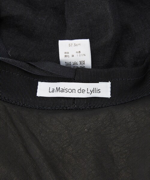 ADAM ET ROPE'(アダムエロペ)の「【公式サイト限定】【La Maison de Lyllis(メゾンドリリス)】BOB/バケットハット(ハット・レディース・ブラック/ブラウン・F)」の20枚目の写真