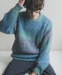 SENSE OF PLACE by URBAN RESEARCH | 『ユニセックス』ブークレグラデーションニット(ニット/セーター)