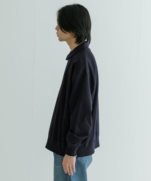 URBAN RESEARCH（アーバンリサーチ）の「ハーフZIPプルオーバー（スウェット・メンズ・NAVY/KHAKI・M/L）」の19枚目の写真