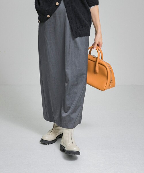 URBAN RESEARCH(アーバンリサーチ)の「『25周年別注』CAMINANDO CENTER ZIP BOOTS(ブーツ・レディース・BLACK/別注IVORY・6/7/8)」の11枚目の写真