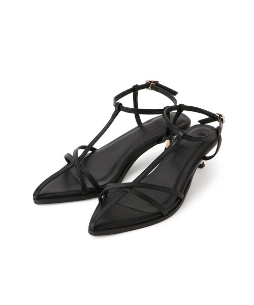 VIS（ビス）の「ナロークロスメタルヒールサンダル（サンダル・レディース・ブラック/レッド・L/M/S）」の11枚目の写真