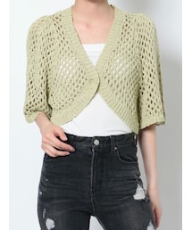 RESEXXY | クロシェライクカーディガン(カーディガン/ボレロ)