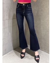 GYDA | ハイウエストBASICフレアデニムパンツ(デニムパンツ)