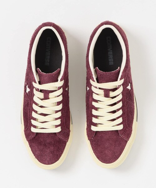 URBAN RESEARCH Sonny Label（アーバンリサーチサニーレーベル）の「CONVERSE　ONE STAR AGED SUEDE AG（スニーカー・メンズ・BURGUNDY・26/27/28）」の4枚目の写真