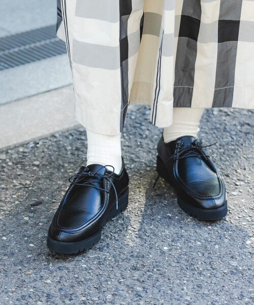 RODE SKO（ロデスコ）の「『MADE IN JAPAN』3センチレースアップシューズ（その他シューズ・レディース・BLACK・36/37/38）」の4枚目の写真