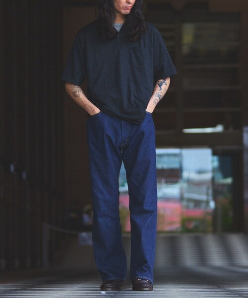 BATONER for WILD LIFE TAILOR ニットポロ ADAM ET ROPÉ WILD LIFE TAILOR(アダム エ ロペ ワイルド ライフ