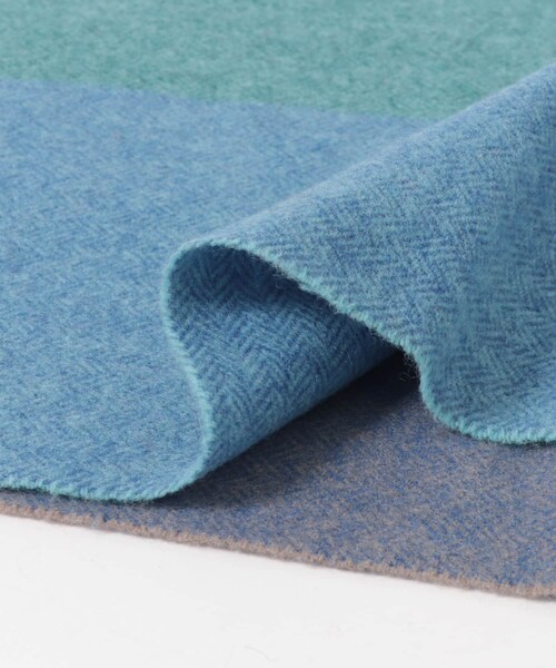 URBAN RESEARCH DOORS（アーバンリサーチドアーズ）の「カシミヤブレンドパネルマフラー（マフラー・メンズ・CHARCOAL/BROWN/BLUE/ORANGE・-）」の15枚目の写真