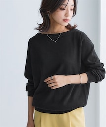 nissen | 洗えるＵＶカット綿１００％ボートネックニット＜大きいサイズ有＞(ニット/セーター)