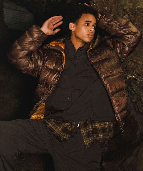 EKAL（エカル）の「『別注』NANGA×EKAL　クラシックダウンジャケット（その他アウター・メンズ・ブラック/ブラウン・M/L）」の20枚目の写真