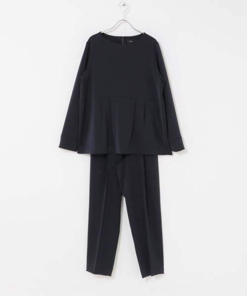 URBAN RESEARCH DOORS(アーバンリサーチドアーズ)の「ペプラムトップスセットアップ(セットアップ・レディース・NAVY/BLACK・S/M)」の21枚目の写真