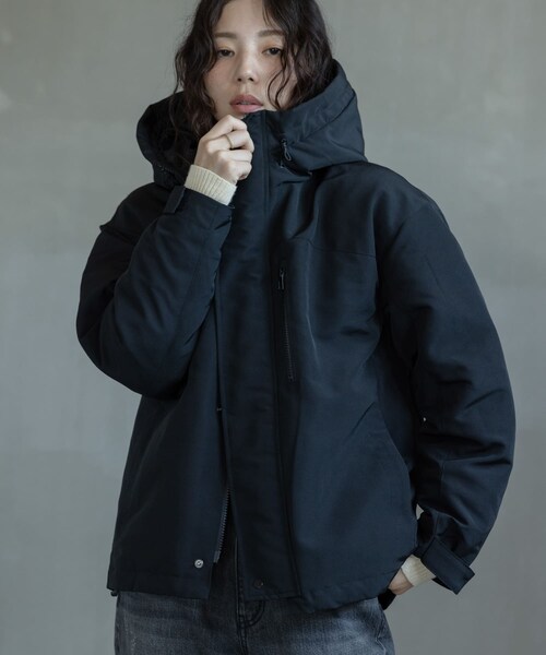 URBAN RESEARCH Sonny Label（アーバンリサーチサニーレーベル）の「フーディーダウンジャケット（その他アウター・レディース・アイボリー/ブラック/チャコール/グレージュ・FREE）」の18枚目の写真