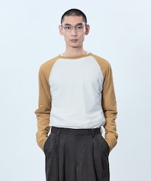 SHEER RINGER RAGLAN LONG SLEEVE