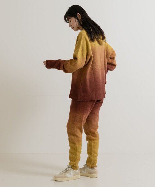 THE GOODLAND MARKET（ザグッドランドマーケット）の「Abode of Snow　Yeti Sweat Pants（その他パンツ・レディース・Orange/Yello・2）」の8枚目の写真