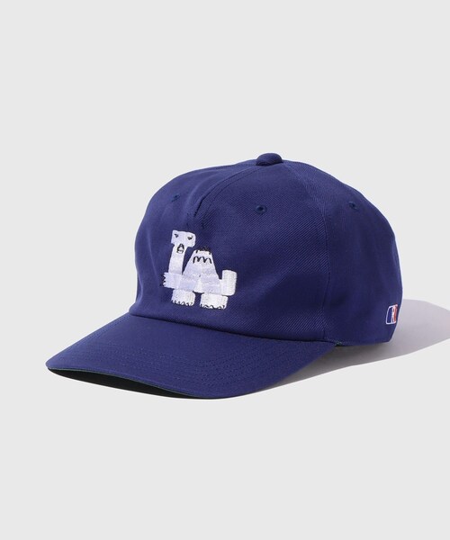 ADAM ET ROPE'(アダムエロペ)の「【RICE NINE TEN/ライス ナイン テン】KAIJYU BB CAP(キャップ・メンズ・ネイビー/ブルー・F)」の2枚目の写真