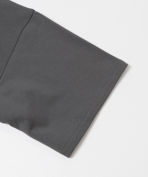 SENSE OF PLACE by URBAN RESEARCH（センスオブプレイスバイアーバンリサーチ）の「ダンボールポンチハーフジップショートスリーブTシャツ（Tシャツ/カットソー・メンズ・BLACK/TOP GRAY/CHARCOAL/YELLOW・M/L）」の9枚目の写真