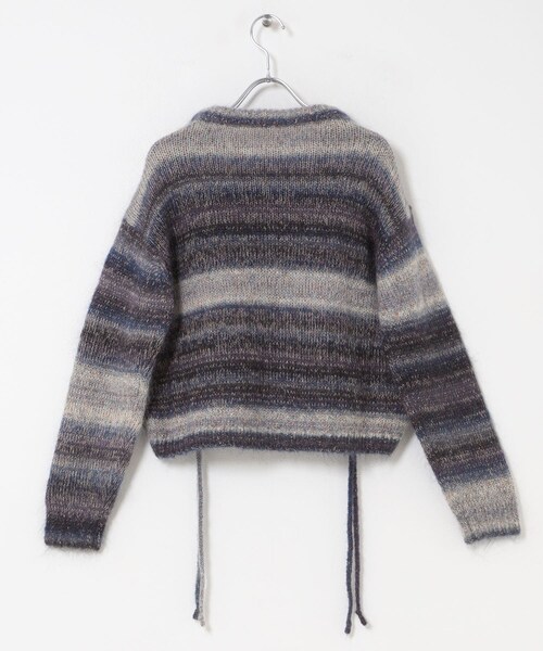 THE GOODLAND MARKET（ザグッドランドマーケット）の「cwtch　PSYCHEDELIC KNIT TOPS（ニット/セーター・レディース・NAVY/YELLOW・Free）」の13枚目の写真