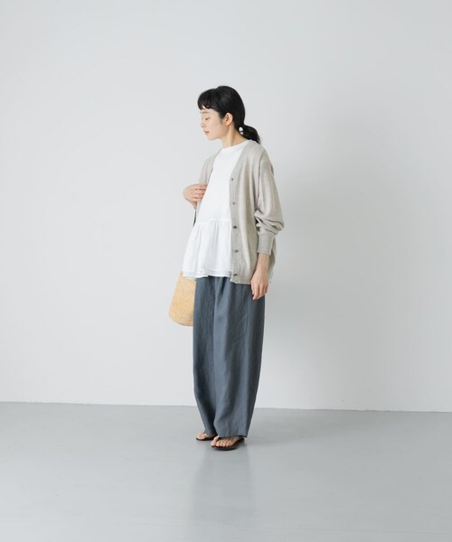 かぐれ（カグレ）の「裾フリルノースリーブインナーカットソー（Tシャツ/カットソー・レディース・OFF・Free）」の10枚目の写真