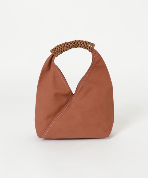 URBAN RESEARCH（アーバンリサーチ）の「KAMARO’AN　WovenTriangle Bag36（ハンドバッグ・レディース・Ochre-Red・one）」の3枚目の写真