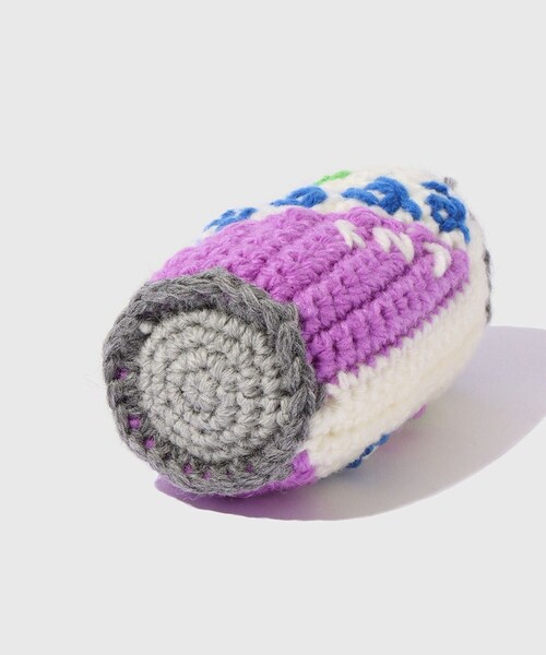 ADAM ET ROPE'（アダムエロペ）の「【RICE NINE TEN/ライス ナイン テン】HAND KNITTING SODA CAN KEY RING（キーホルダー・メンズ・パープル/オレンジ・F）」の10枚目の写真