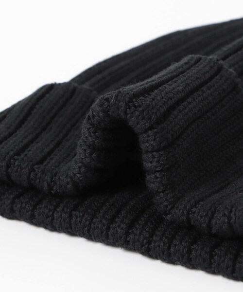 URBAN RESEARCH DOORS（アーバンリサーチドアーズ）の「KIJIMA TAKAYUKI　COTTON WATCH CAP（ニットキャップ/ビーニー・メンズ・BLACK・FREE）」の4枚目の写真