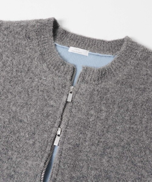 ITEMS URBANRESEARCH（アイテムズ アーバンリサーチ）の「ブークレジップショートカーディガン（カーディガン/ボレロ・レディース・GRY/BRN/RED・Free）」の19枚目の写真