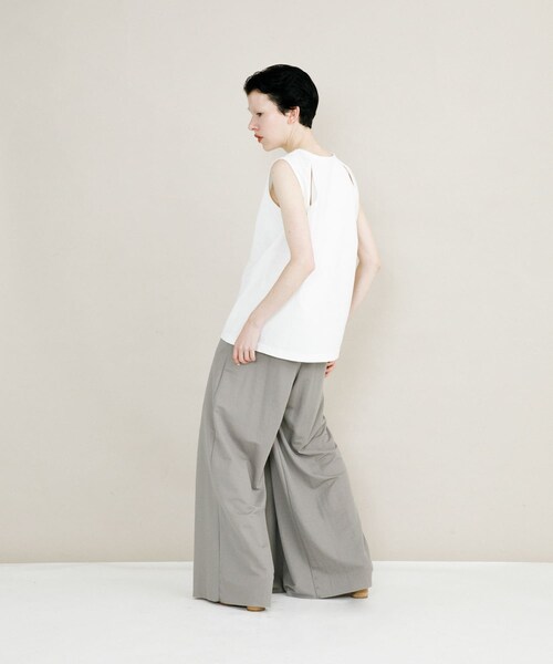 LAATO（ラート）の「wrap cut pants（その他パンツ・レディース・インク/ネズミ/ラクダ・FREE）」の17枚目の写真