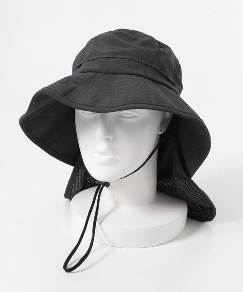 URBAN RESEARCH Sonny Label（アーバンリサーチサニーレーベル）の「ライトウエイトサンガードバケットハット（ハット・メンズ・ブラック/チャコール・One）」の2枚目の写真
