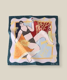 ROPE' | 【4 ARTIST for ROPE'】コラボ シルクスカーフ/Lサイズ(バンダナ/スカーフ)