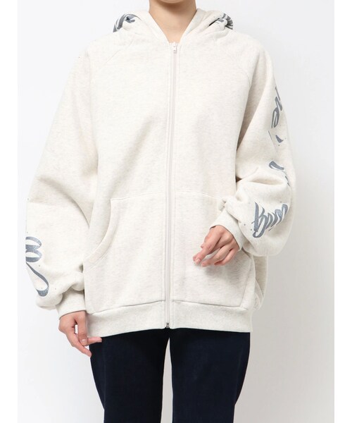 EVRIS（エヴリス）の「【PSYCHIC FEVER × EVRIS】シャイニースウェットパーカー（パーカー・レディース・グレー/ブラック/マスタード・S/M）」の7枚目の写真