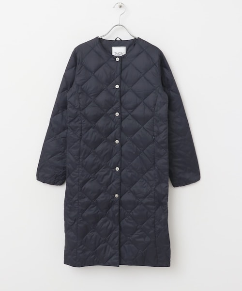 URBAN RESEARCH ROSSO（アーバンリサーチロッソ）の「TAION　CREW NECK LONG DOWN COAT（その他アウター・レディース・BLACK/GBEIGE/OFFWHITE/DCHOCO/BRICKBROWN/DNAVY・M/L）」の6枚目の写真
