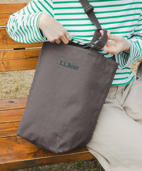 URBAN RESEARCH DOORS(アーバンリサーチドアーズ)の「『別注』L.L.Bean×DOORS Shoulder Strap Tote M(ショルダーバッグ・レディース・Natural/Black/CarbonGray・one)」の7枚目の写真