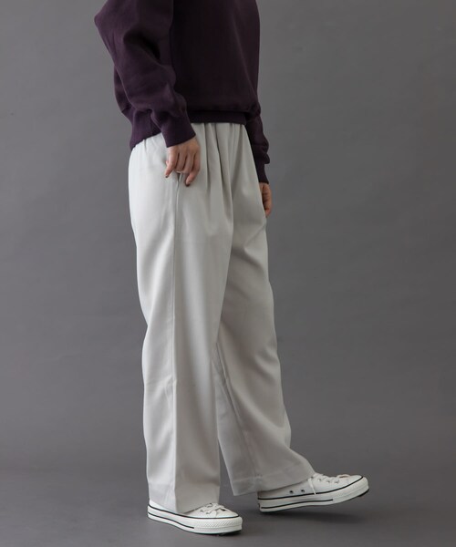 URBAN RESEARCH DOORS(アーバンリサーチドアーズ)の「FORK&SPOON ラナテックイージーパンツ(その他パンツ・レディース・DARK NAVY/GREIGE/CHARCOAL・1/2)」の8枚目の写真